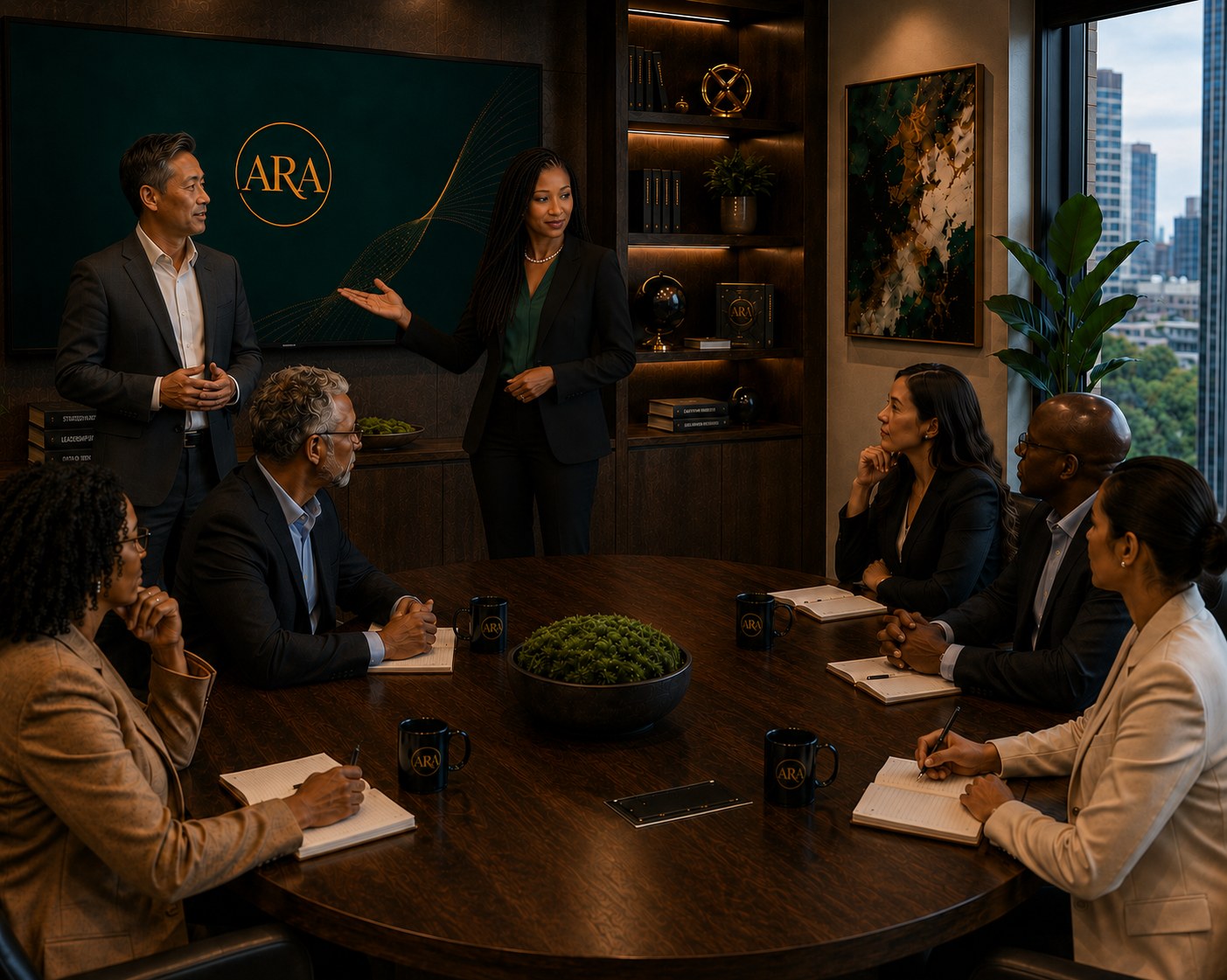 Facilitating strategic discussions and leadership sessions with cross-functional teams